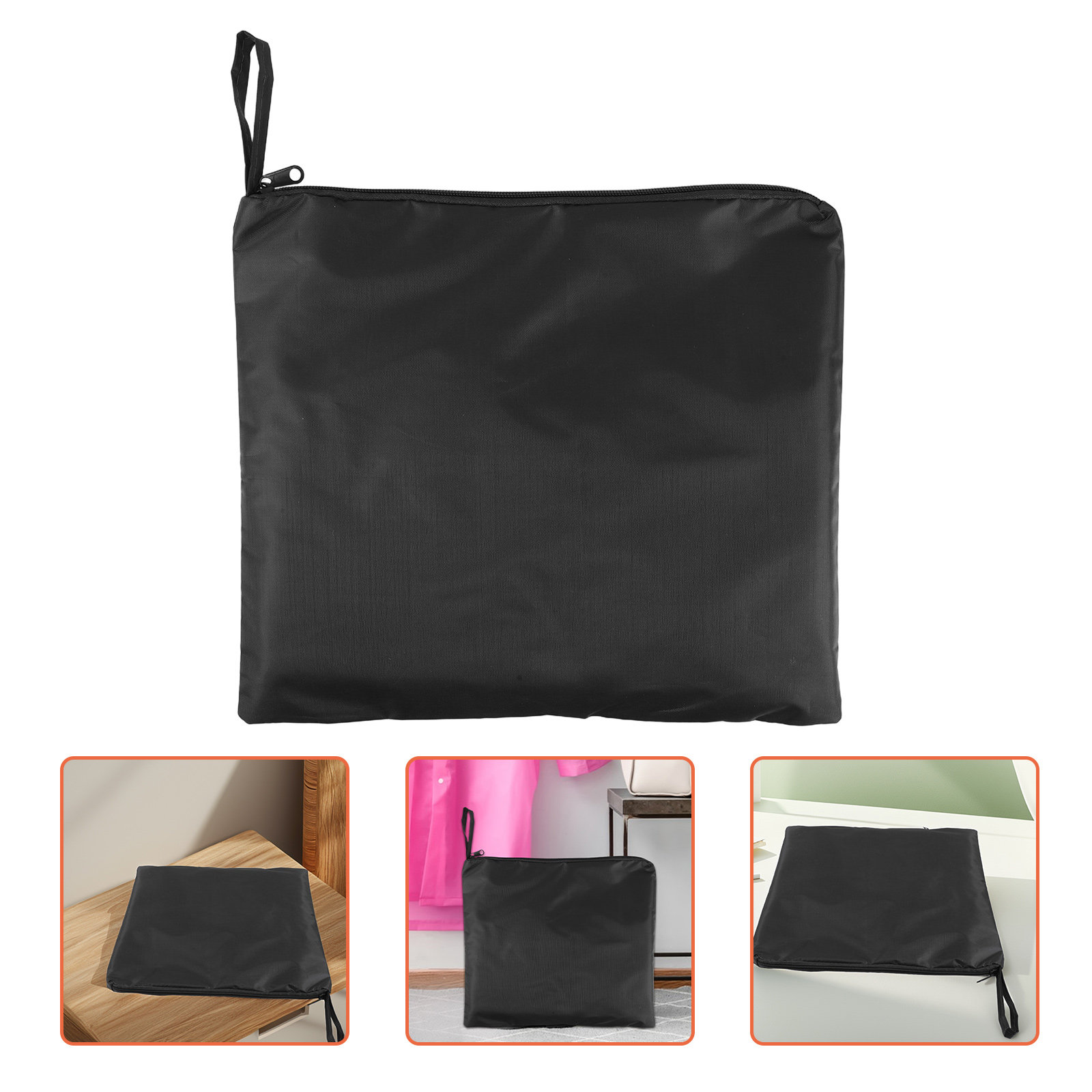 Drawstring Gym Bag - Raincoat Organizer Storage Bag Waterproof Oxford