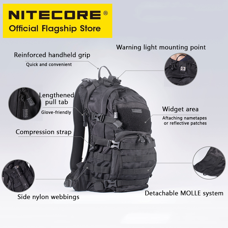 NITECORE BP20 20L Travel Backp - Rucksack Military Style reseña y precio