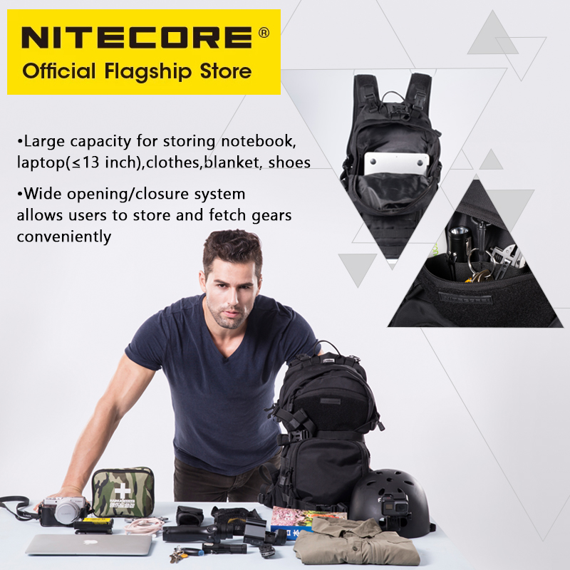 NITECORE BP20 20L Travel Backp - Rucksack Military Style reseña y precio