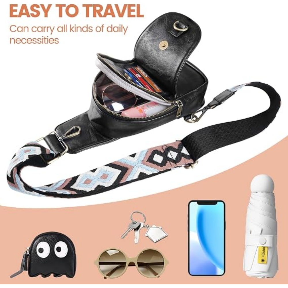 1PC Women's Small Shoulder Bag - Sling Backpack Shoulder reseña y precio