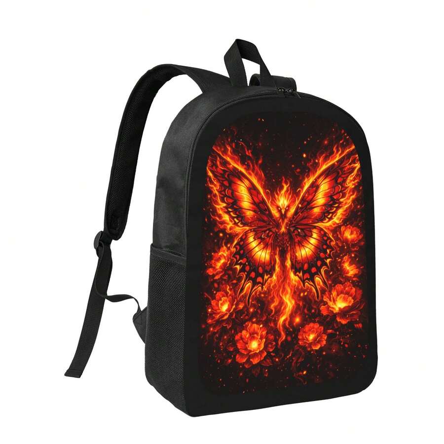 Flame Phoenix Butterfly Backpa - Fashion Backpack Women reseña y precio