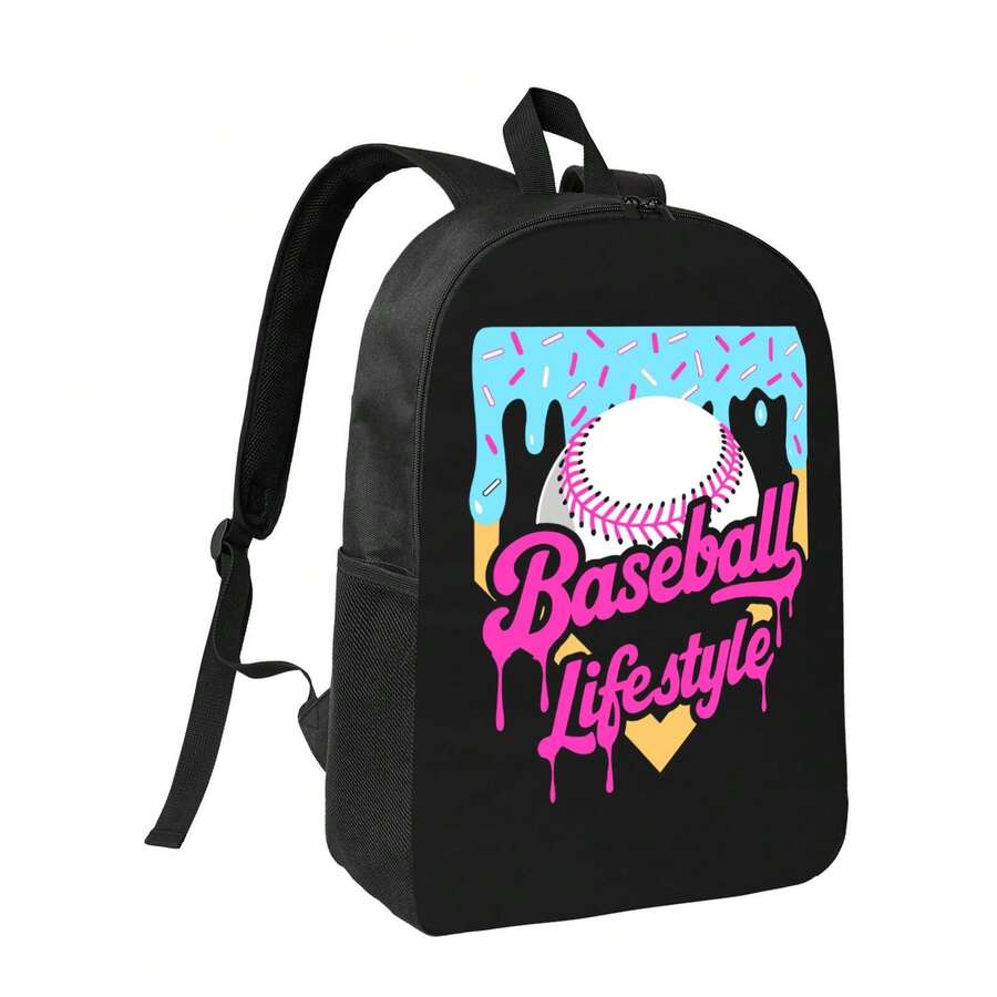 Baseball Drip Design Backpack  - Laptop Backpack 15.6 reseña y precio