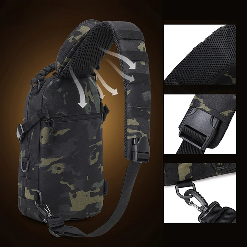 Men's Waist Bag Sports Shoulde - Sling Backpack Shoulder reseña y precio