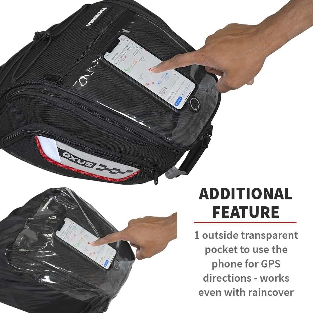 13L Motorcycle Tank Bag: Conve - Rain Cover Backpack reseña y precio