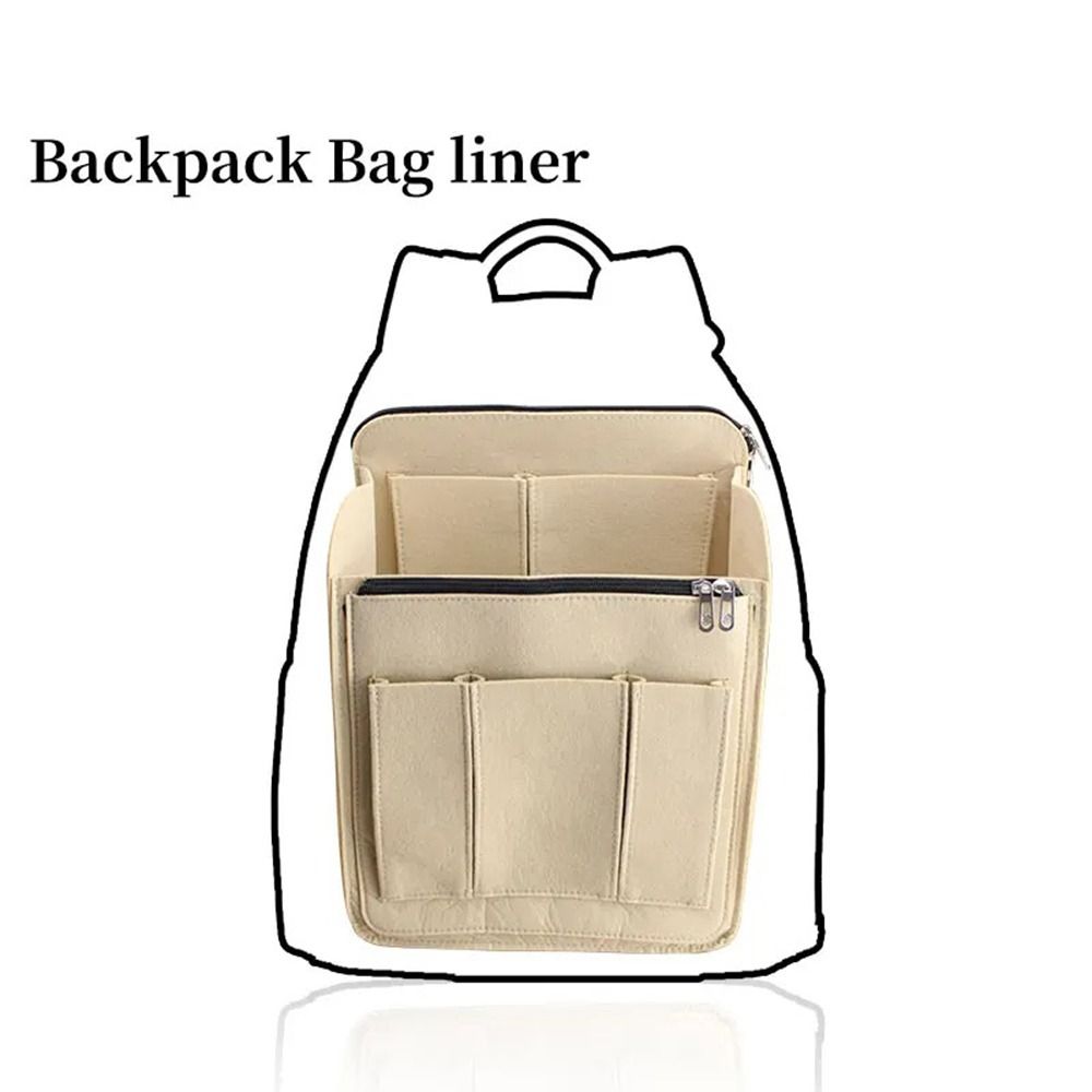 Multi-Pocket Insert Bag Organi - Backpack Insert Organizer reseña y precio