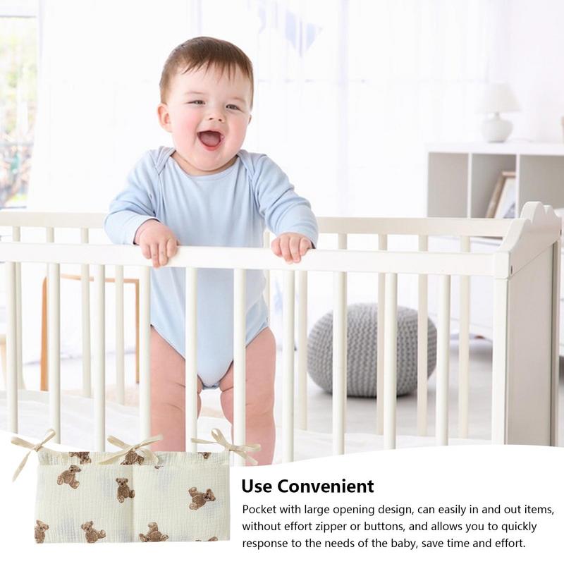 Baby Crib Organizer Cot Caddy  - Backpack Diaper Bag reseña y precio