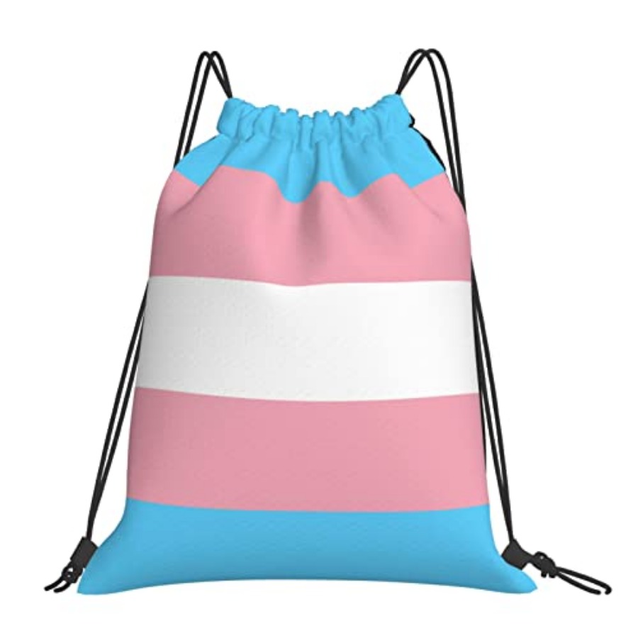 Transgender Pride Flag Unisex  - Drawstring Gym Bag reseña y precio