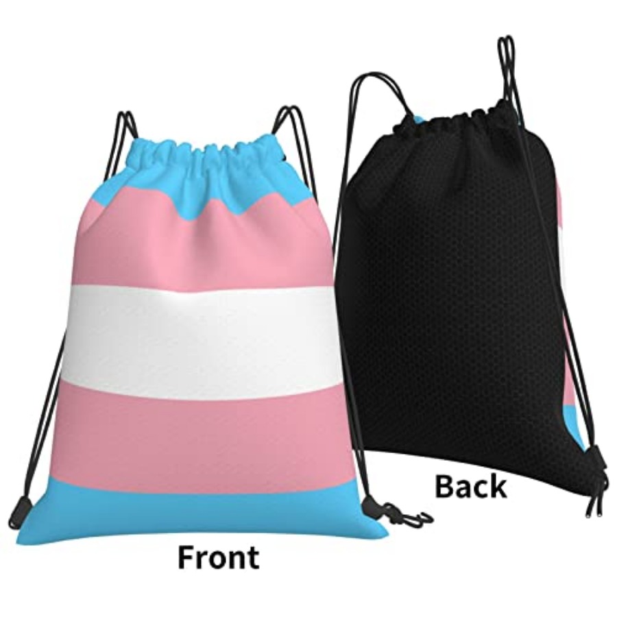 Transgender Pride Flag Unisex  - Drawstring Gym Bag reseña y precio