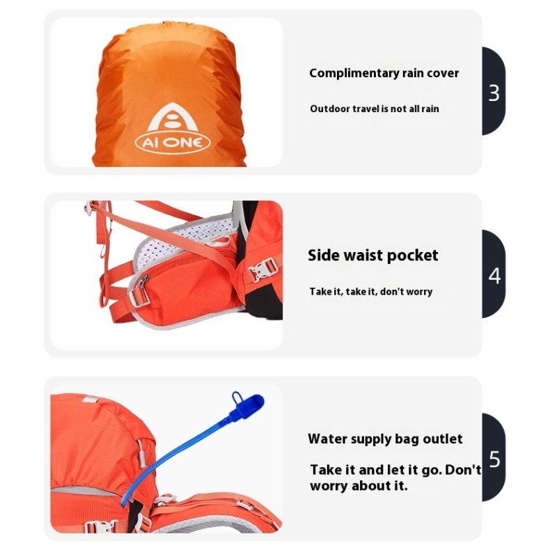 40L Mountain Backpacks Tourist - Rucksack Military Style reseña y precio