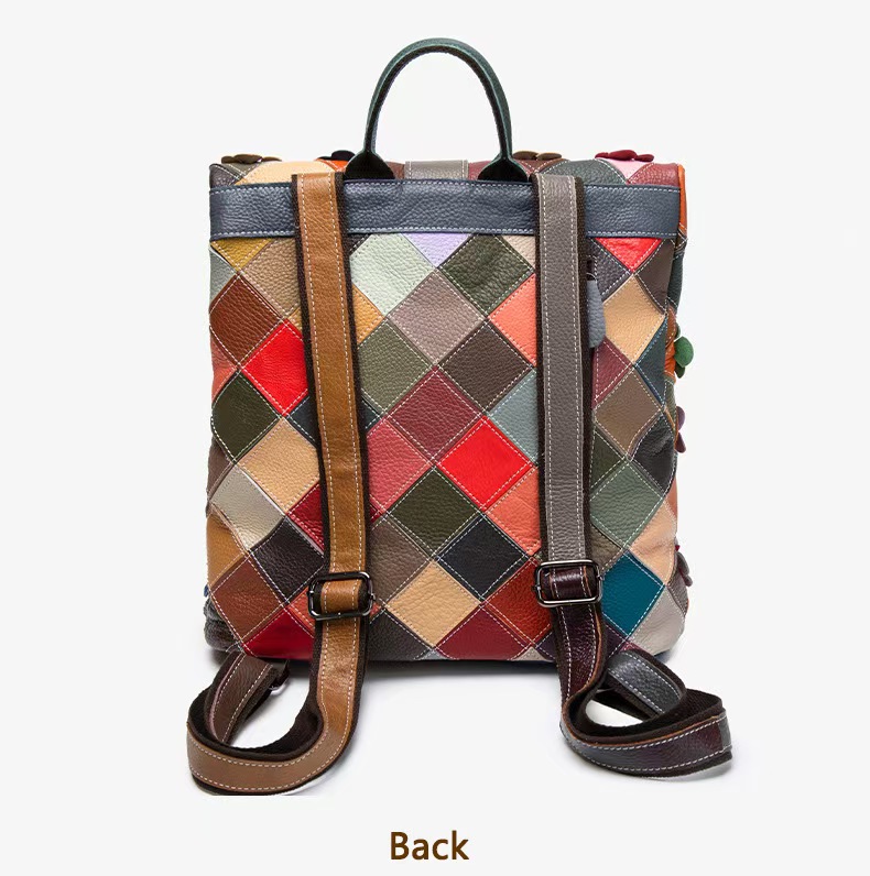 Vintage Women Genuine Leather  - Fashion Backpack Women reseña y precio