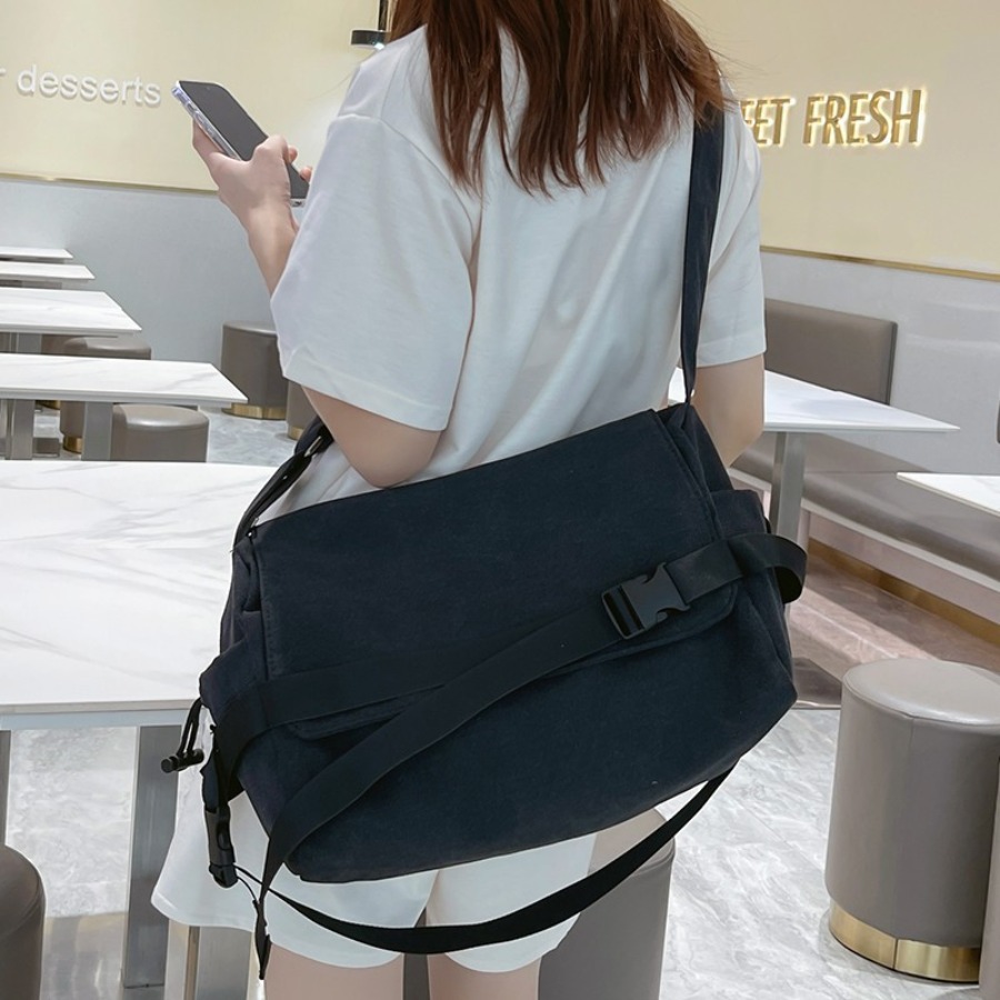 【New Arrival】Black Canvas Cros - Canvas Backpack Casual reseña y precio