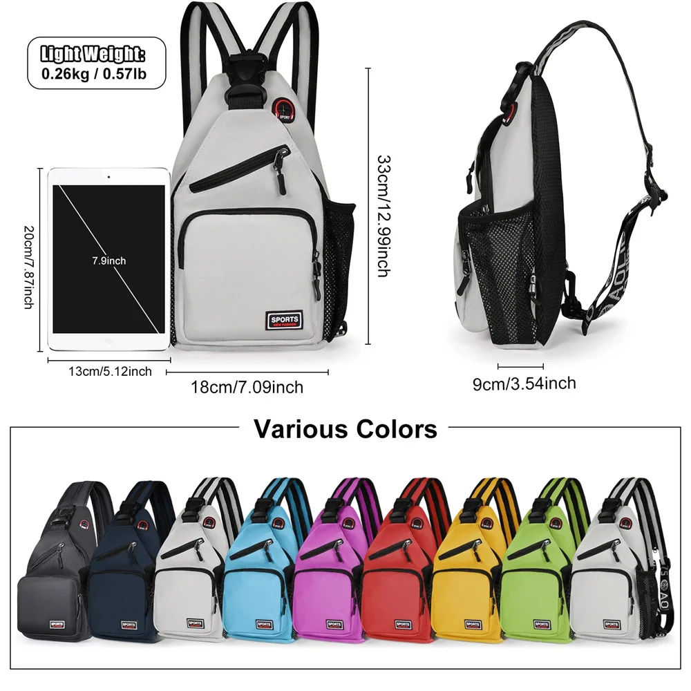 Multi-pocket Casual Chest Bag  - Sling Backpack Shoulder reseña y precio
