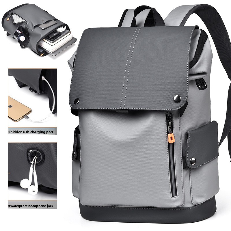 Men's Large Capacity Laptop Ba - Business Backpack Brief reseña y precio