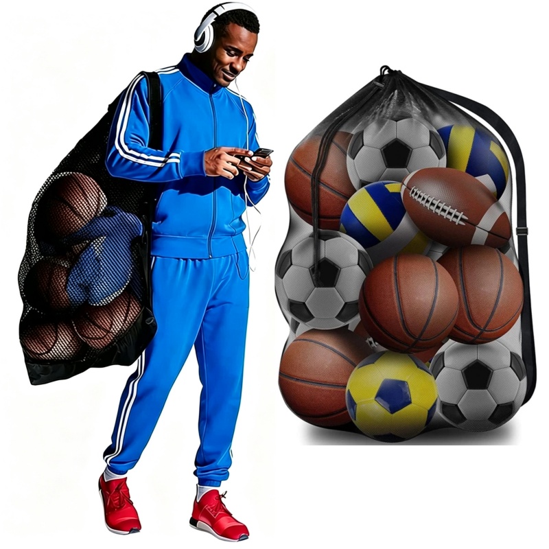 Large Capacity Portable Team T - Drawstring Gym Bag reseña y precio