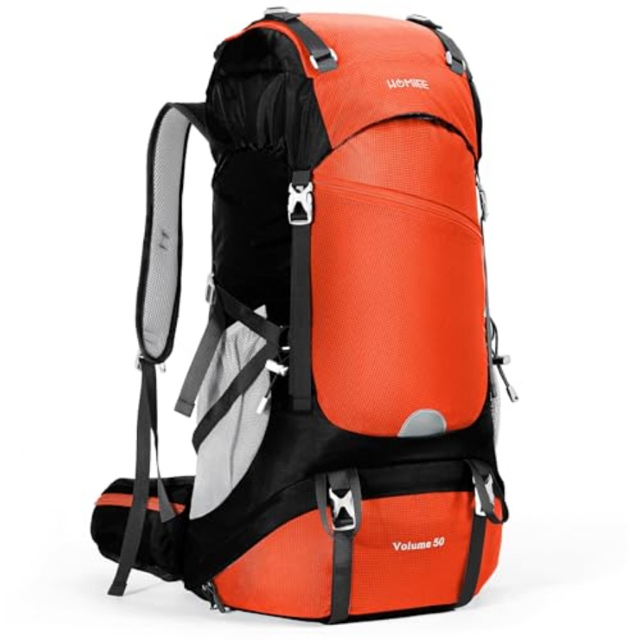 50L Hiking Backpack Travel Bag - Rain Cover Backpack reseña y precio