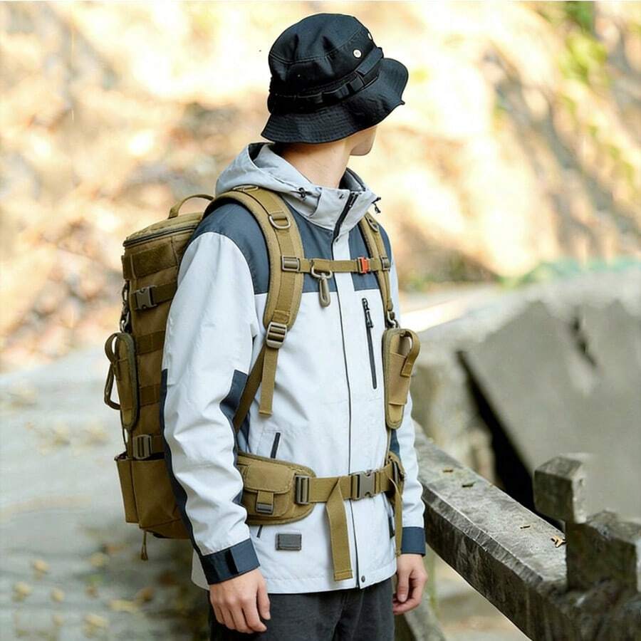 Large Capacity Tactical Backpa - Hiking Backpack Waterproof reseña y precio