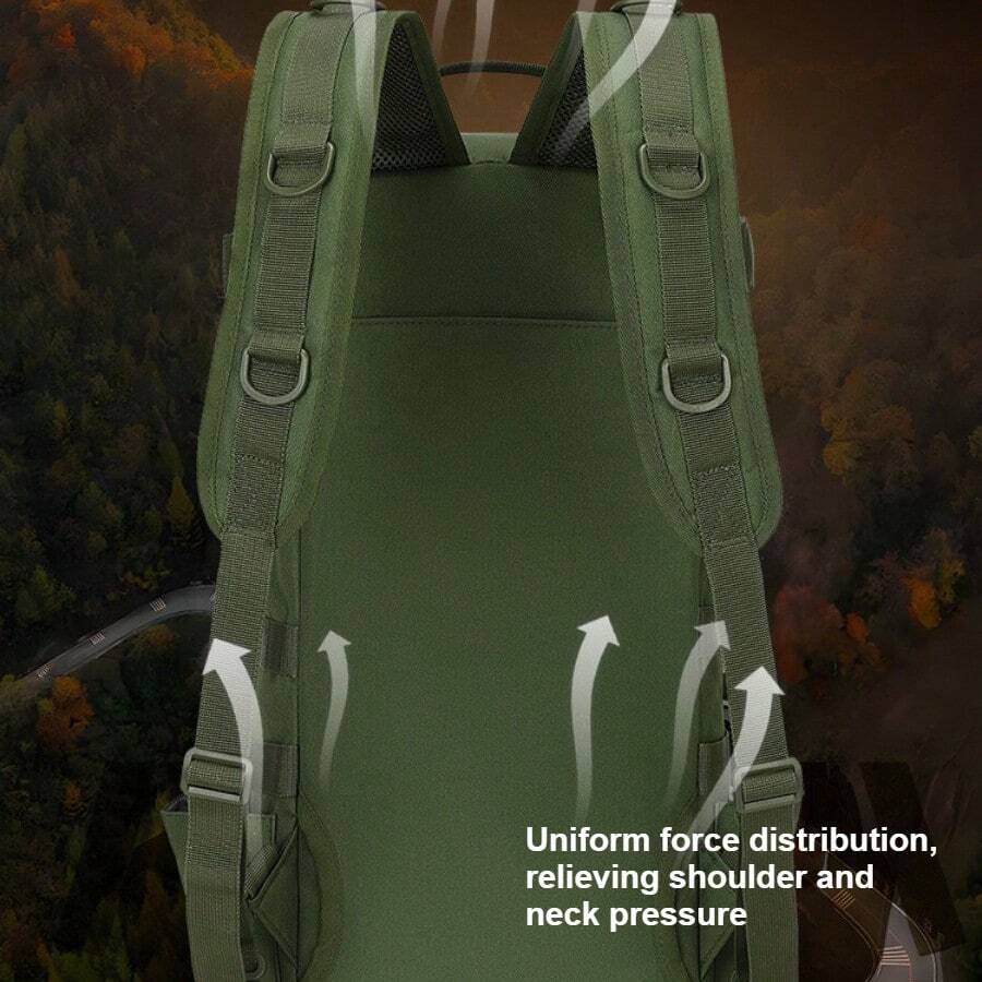 Large Capacity Tactical Backpa - Hiking Backpack Waterproof reseña y precio