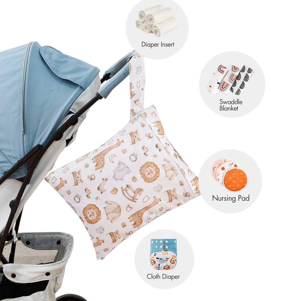 3PCS Travel Wash Cosmetic Bag  - Backpack Diaper Bag reseña y precio