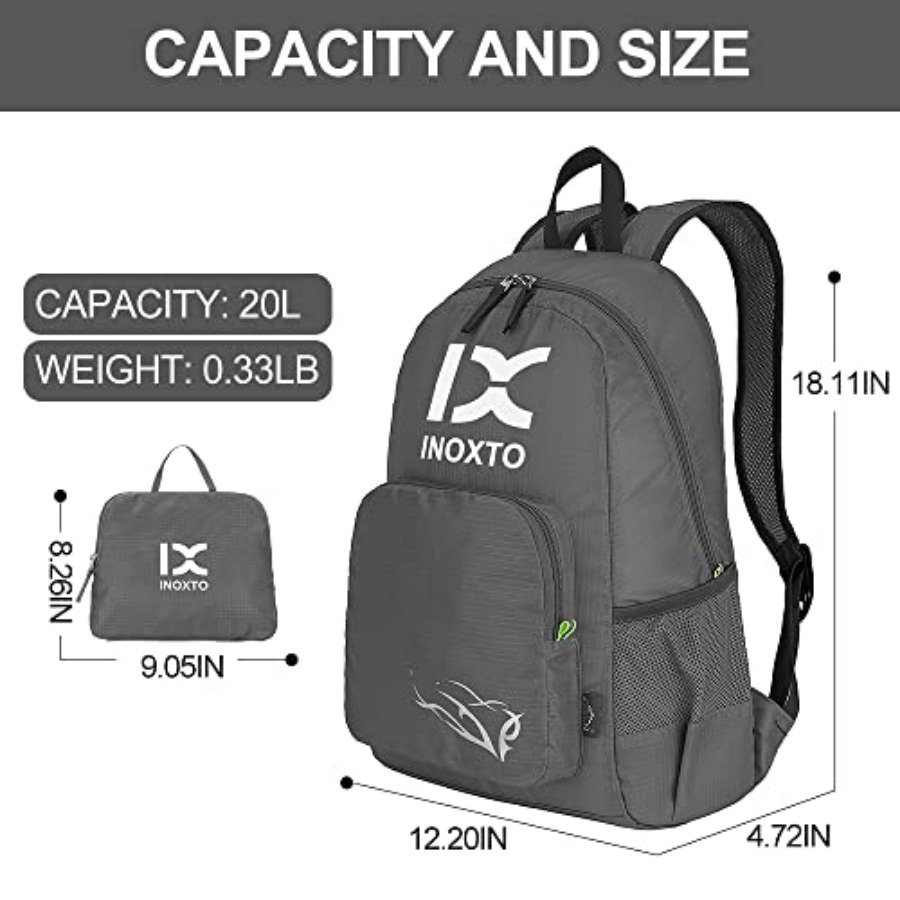 INOXTO 20L Lightweight Hiking  - Foldable Backpack Small reseña y precio