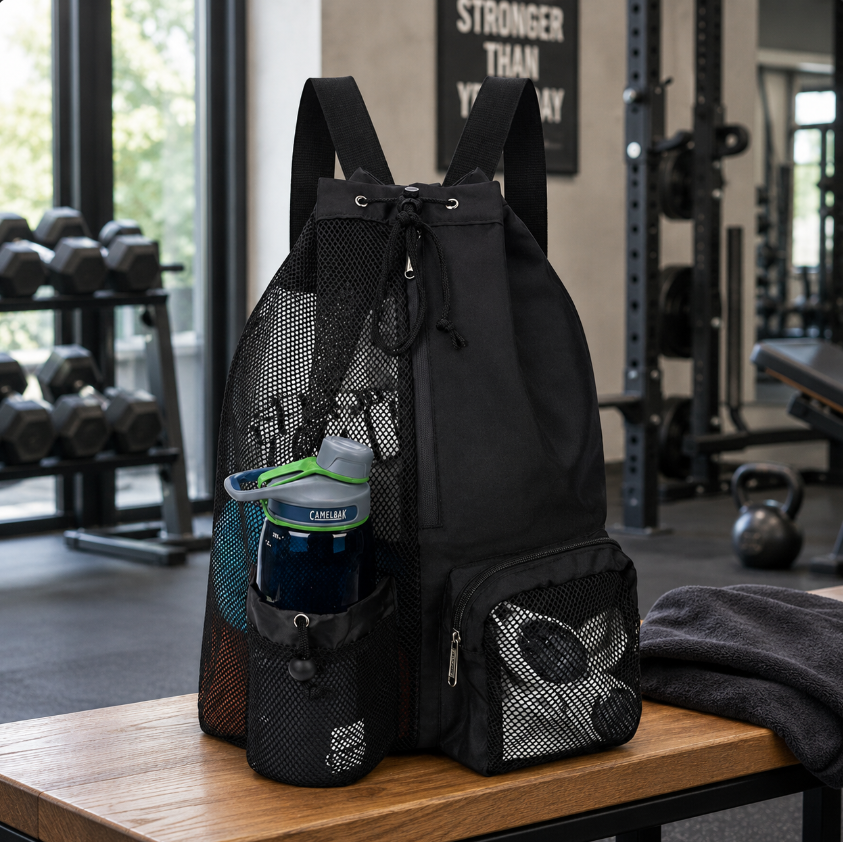 Drawstring Beach Storage Bag M - Drawstring Gym Bag reseña y precio