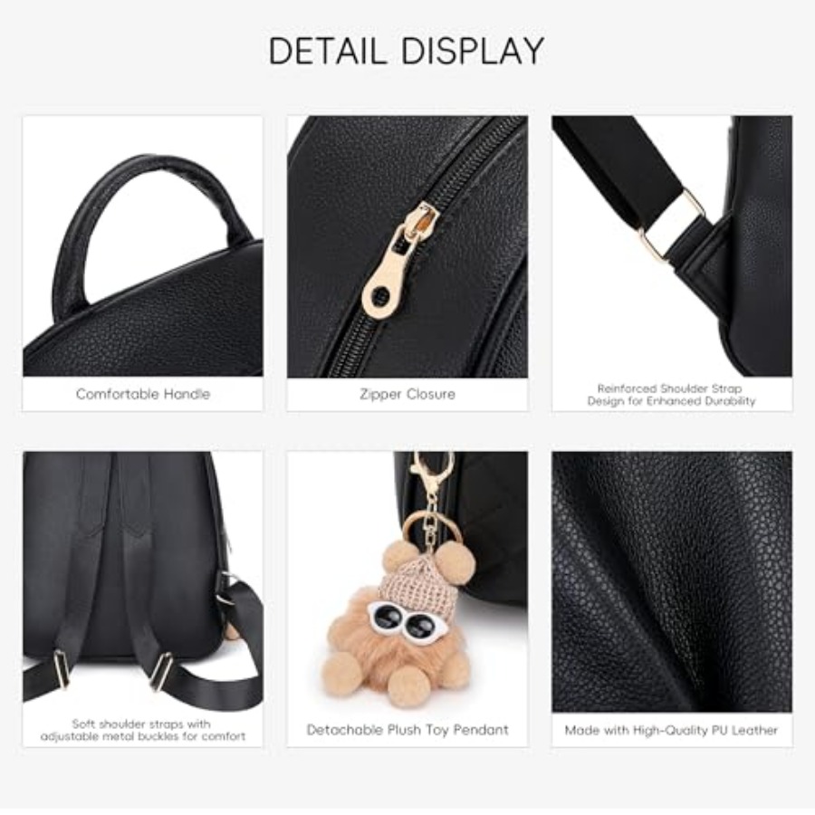 Mini Leather Backpack Purse fo - Mini Backpack Purse reseña y precio