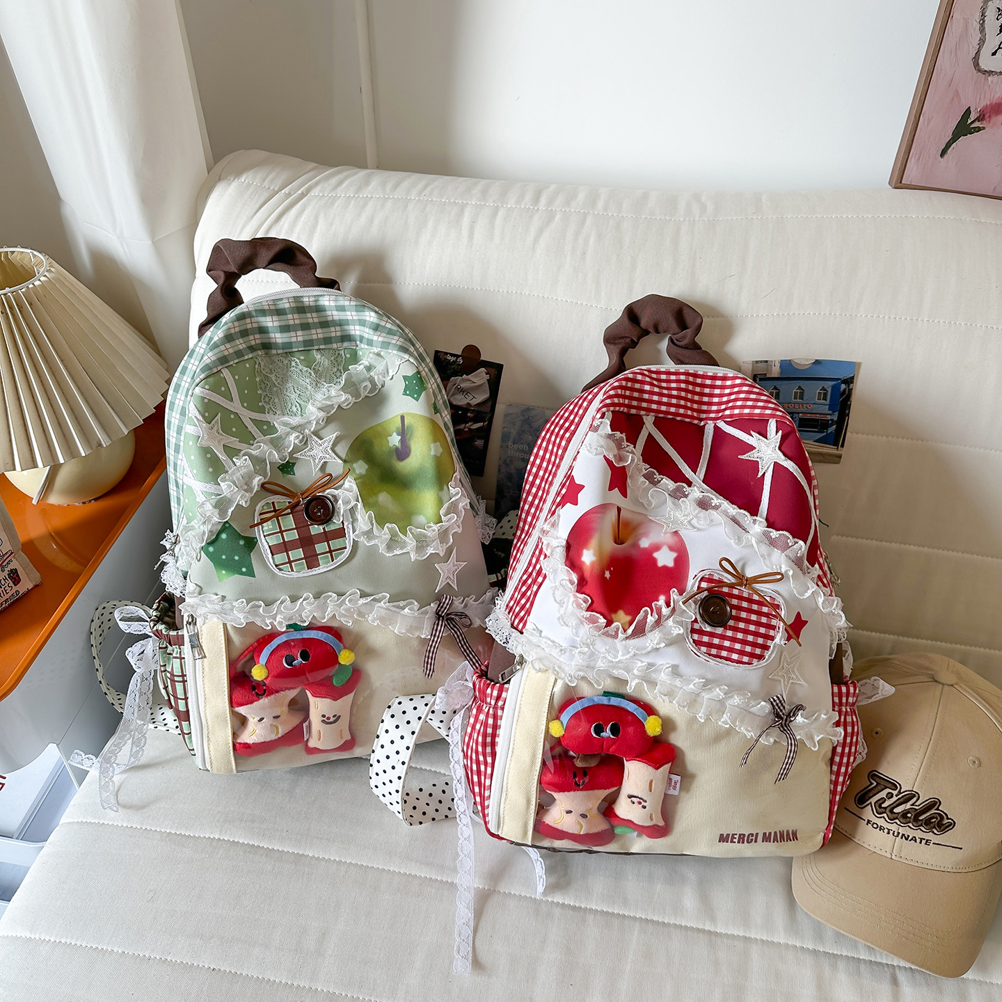 Colorful Backpack for College  - Canvas Backpack Casual reseña y precio