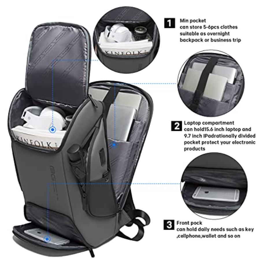 Business Laptop Smart backpack - Laptop Backpack 15.6 reseña y precio
