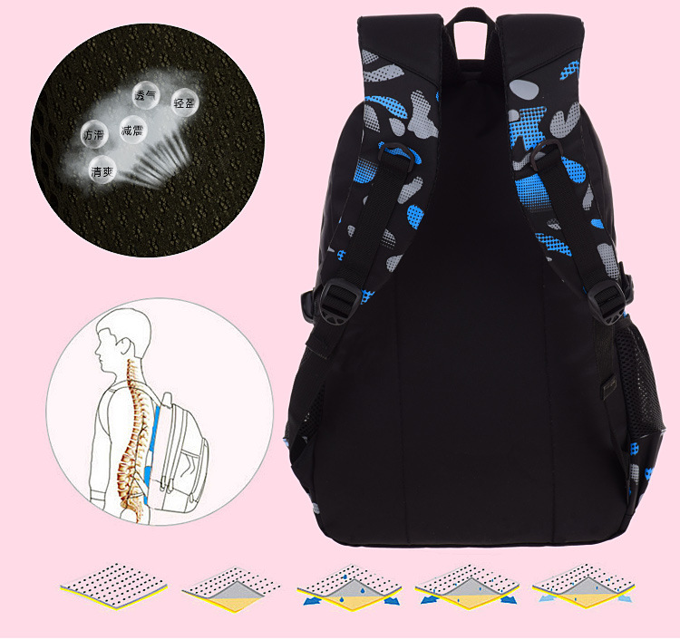 Waterproof Lightweight School  - Canvas Backpack Casual reseña y precio