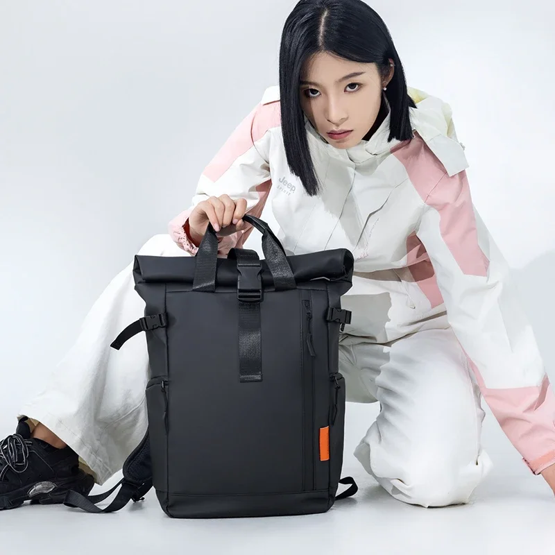 Unisex Fashionable Minimalist  - Canvas Backpack Casual reseña y precio