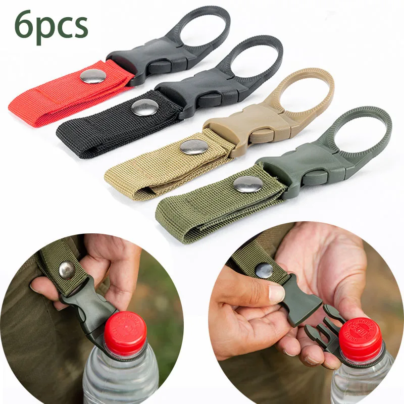 6pcs Camping Webbing Buckle Ho - Rucksack Military Style reseña y precio
