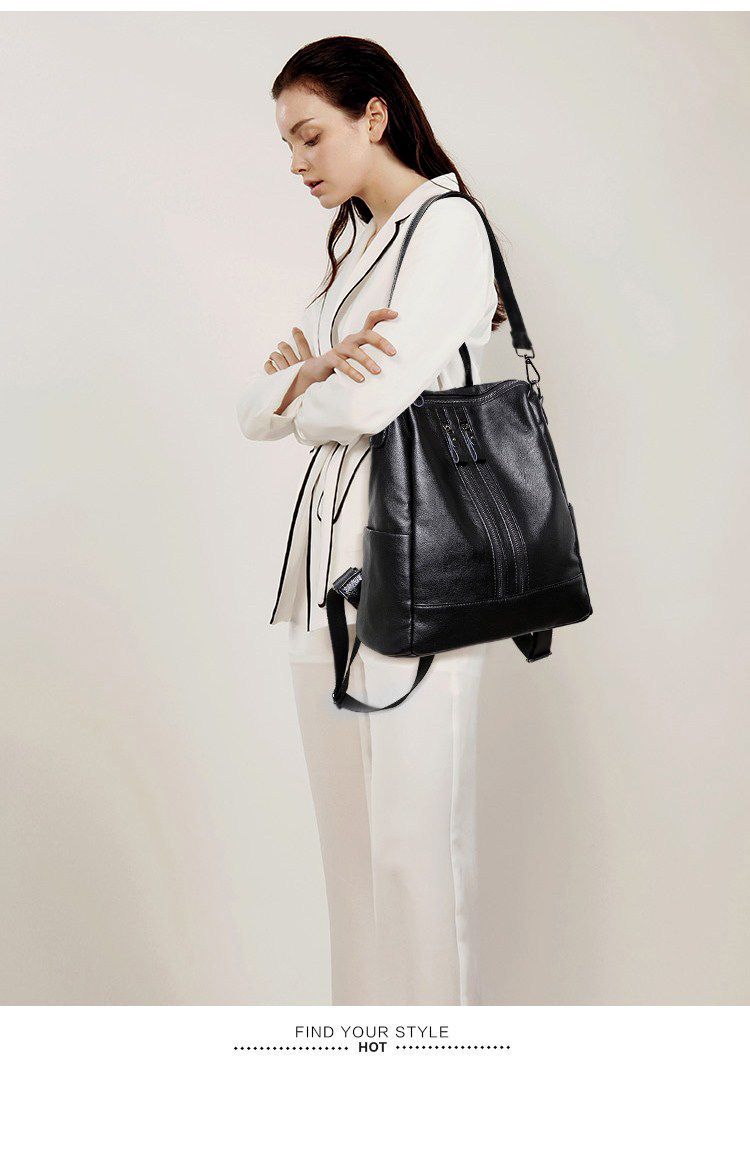 Women Soft Leather Backpack Sc - Canvas Backpack Casual reseña y precio
