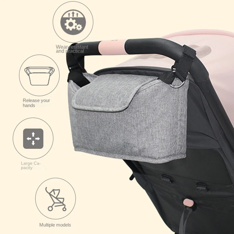 Baby Stroller Hanging Bags Mom - Backpack Diaper Bag reseña y precio