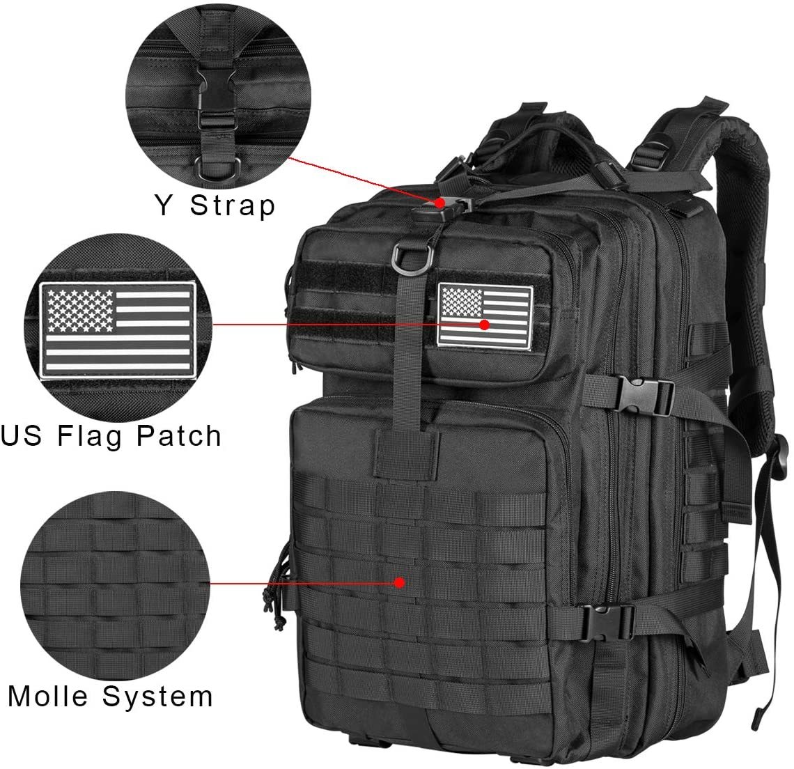 AA 60L Army Military Tactical  - Urban Backpack Tactical reseña y precio