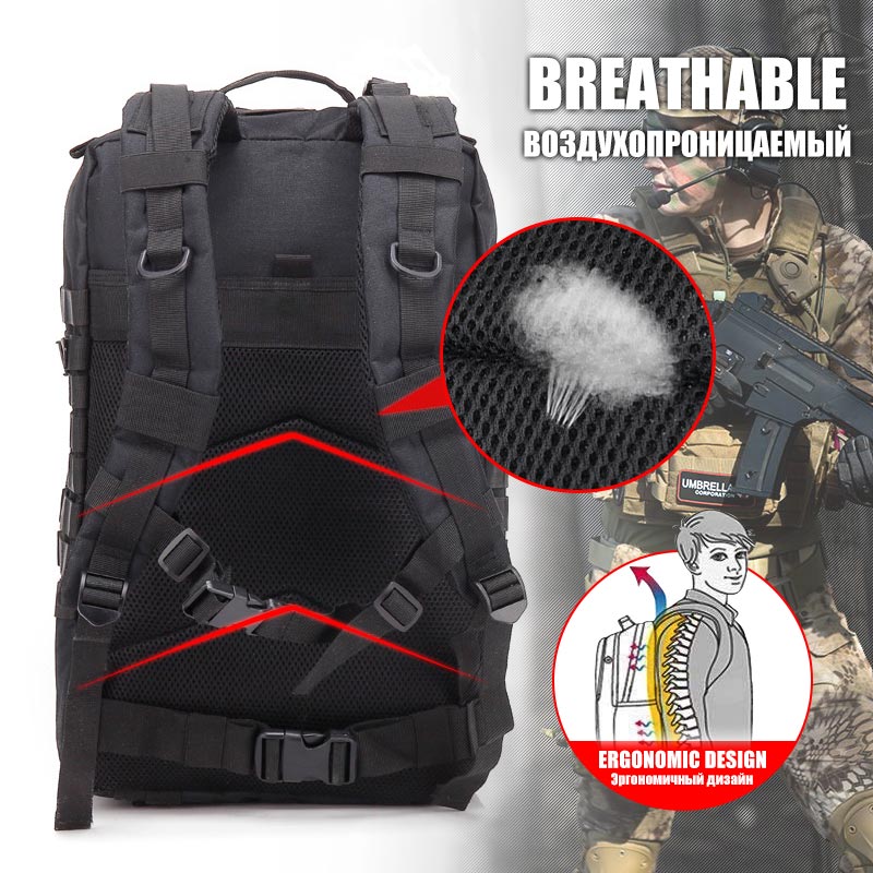 AA 60L Army Military Tactical  - Urban Backpack Tactical reseña y precio