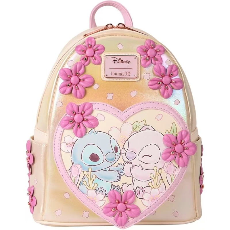 Stitch & Angel Cherry Blossom  - Mini Backpack Purse reseña y precio
