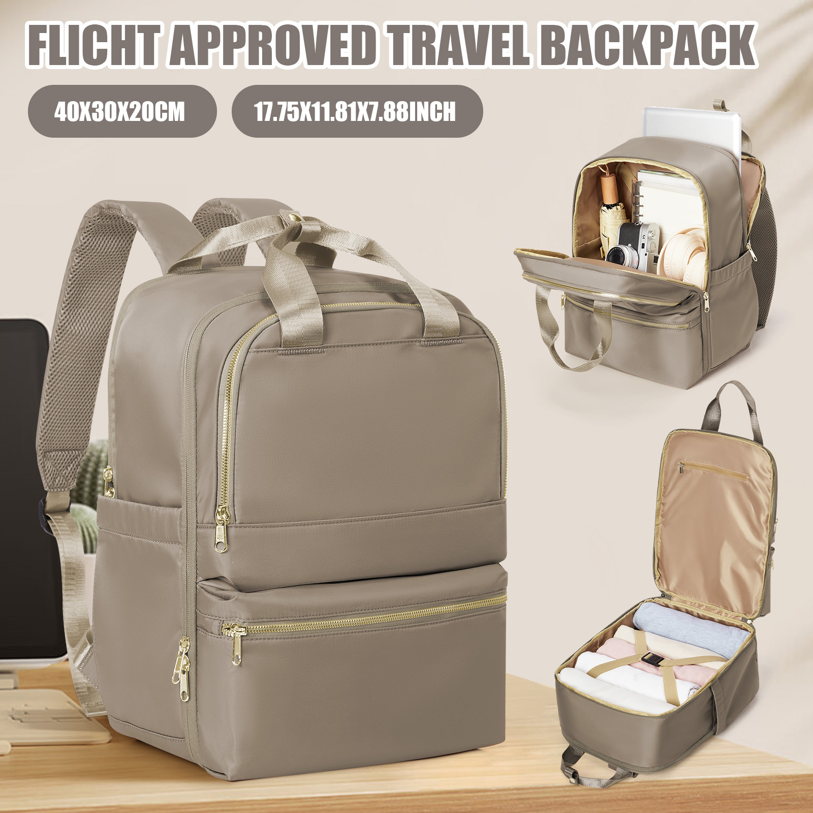Ryanair 40x30x20 Travel Backpa - Canvas Backpack Casual reseña y precio