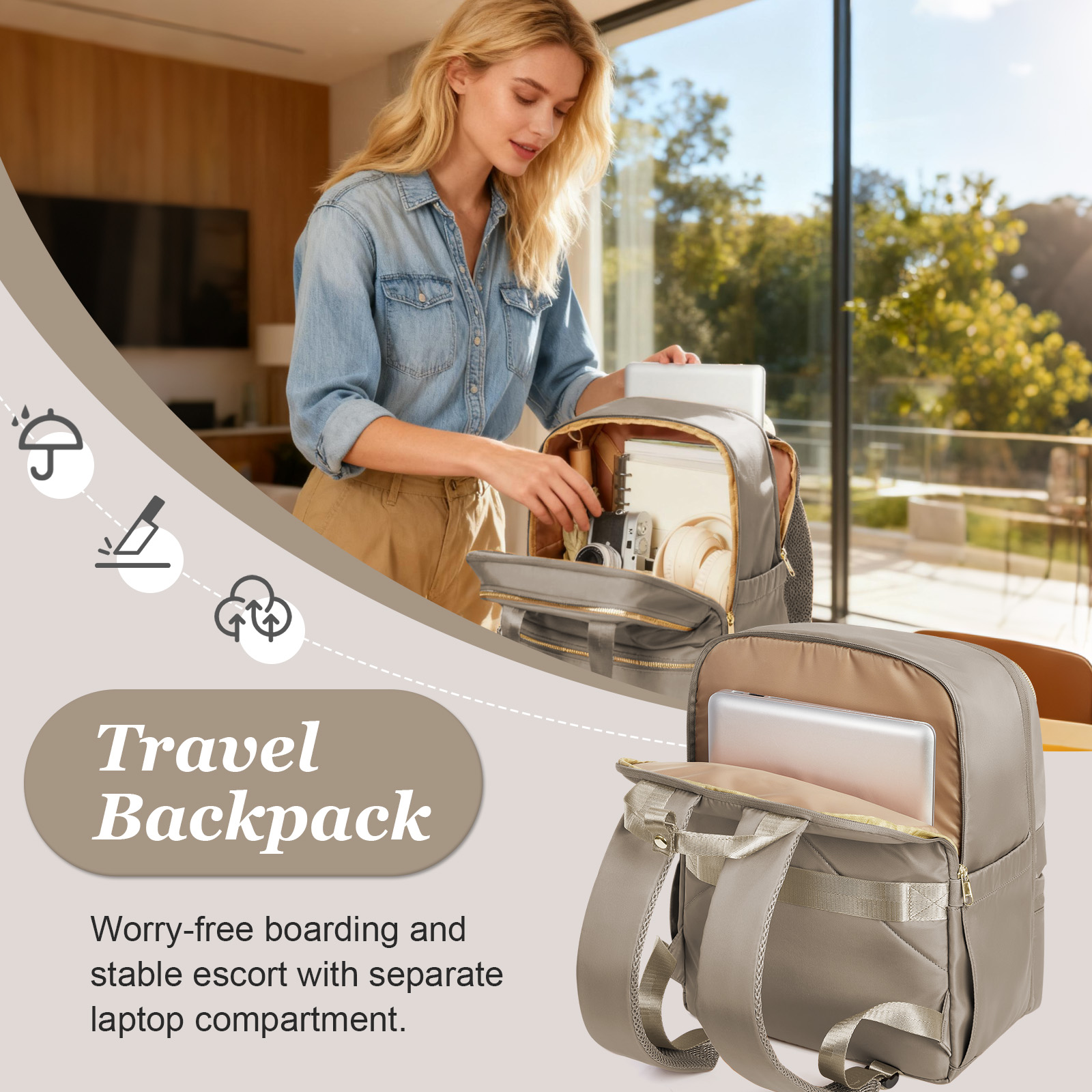 Ryanair 40x30x20 Travel Backpa - Canvas Backpack Casual reseña y precio