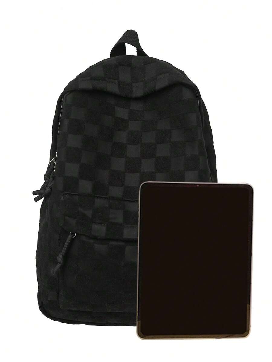 Womens Patchwork Plaid Faux Fu - Fashion Backpack Women reseña y precio