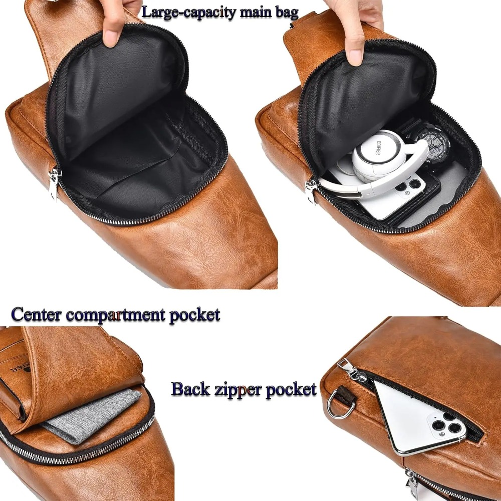 Sling Bag for Men Crossbody Ch - Sling Backpack Shoulder reseña y precio