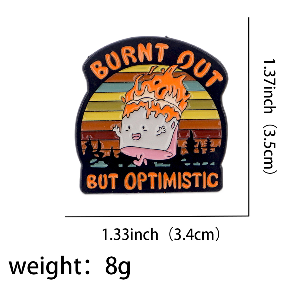 Fire Badges Enamel Pin Brooche - Fashion Backpack Women reseña y precio