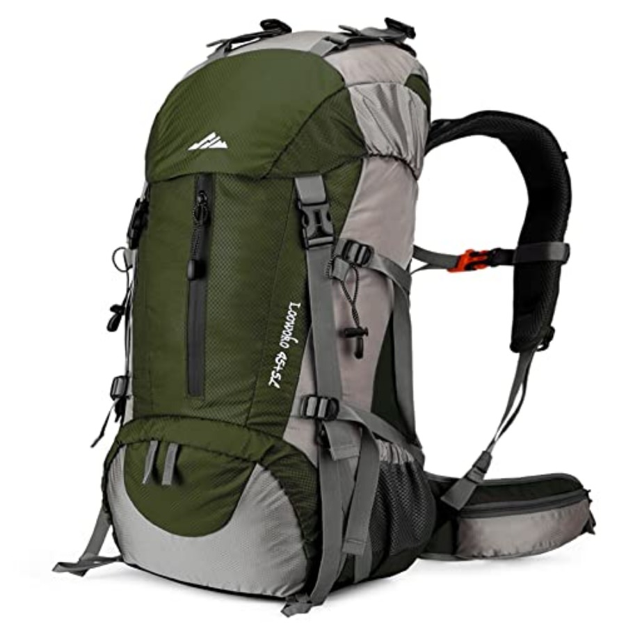 Loowoko 50L Hiking Backpack, W - Rain Cover Backpack reseña y precio