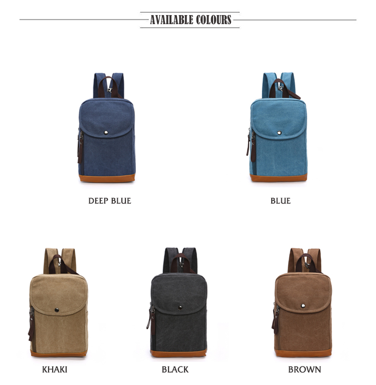 Men's Canvas Mini Backpack Men - Sling Backpack Shoulder reseña y precio