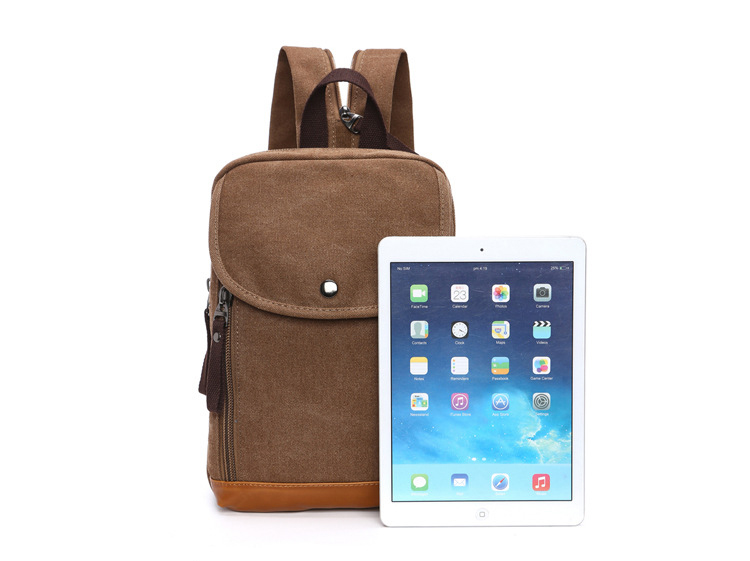 Men's Canvas Mini Backpack Men - Sling Backpack Shoulder reseña y precio