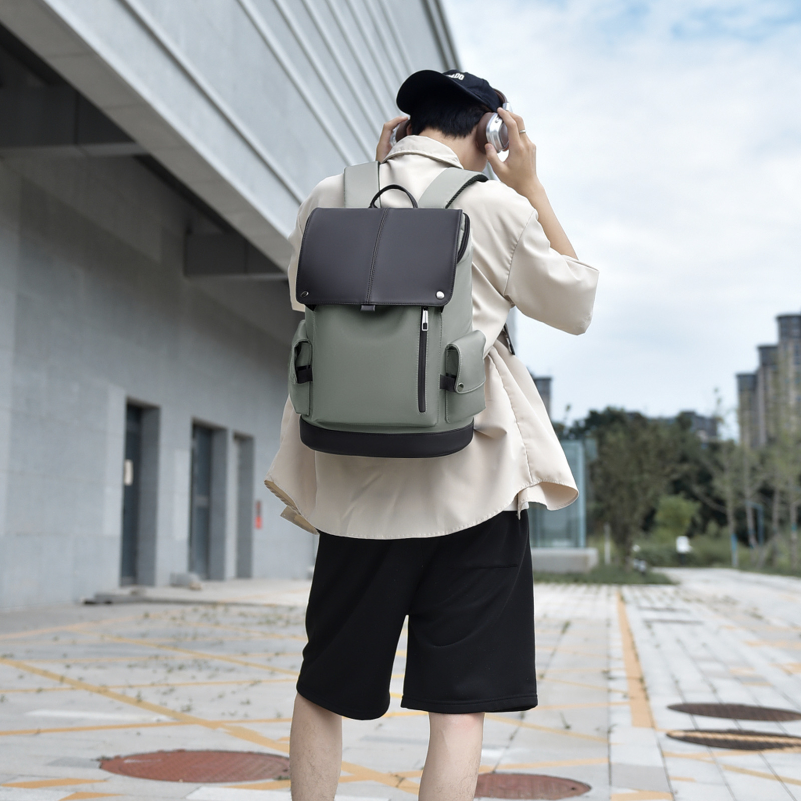 15.6in Laptop Backpack Oxford  - Hiking Backpack Waterproof reseña y precio