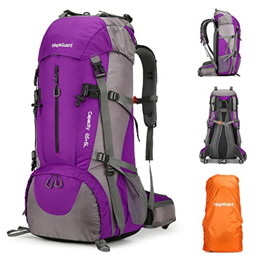 70L Hiking Backpack with Rain  - Rain Cover Backpack reseña y precio