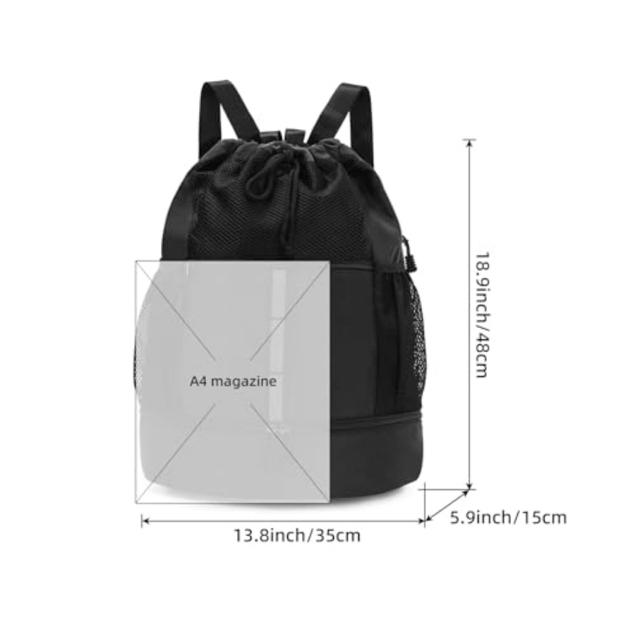 Drawstring Gym Bag Sports Back - Drawstring Gym Bag reseña y precio