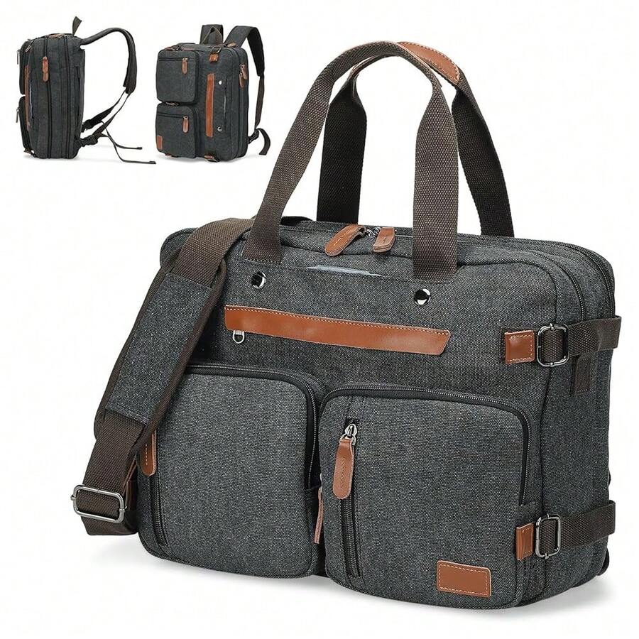 Canvas Laptop Backpack 3-In-1  - Canvas Backpack Casual reseña y precio
