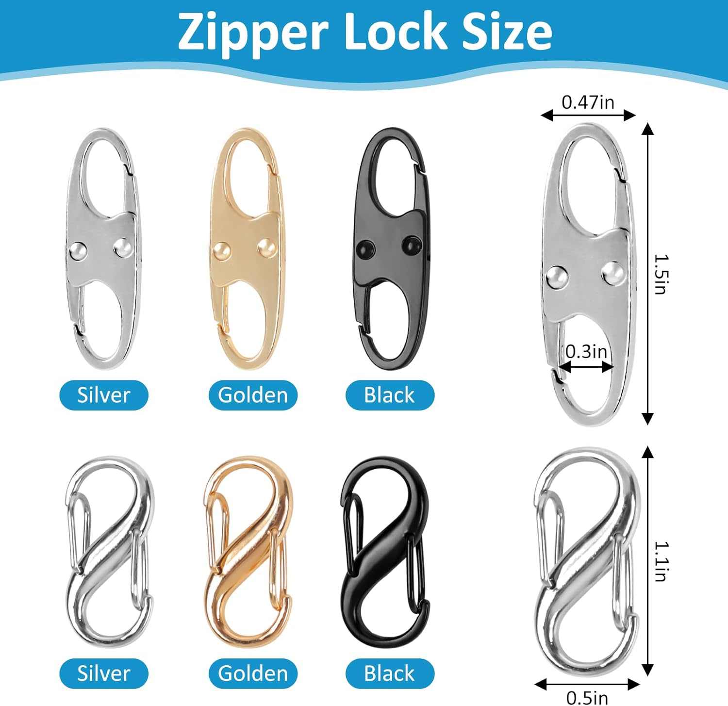 Lock Combo, Total 21PCS Clips  - Backpack Lock Combo reseña y precio