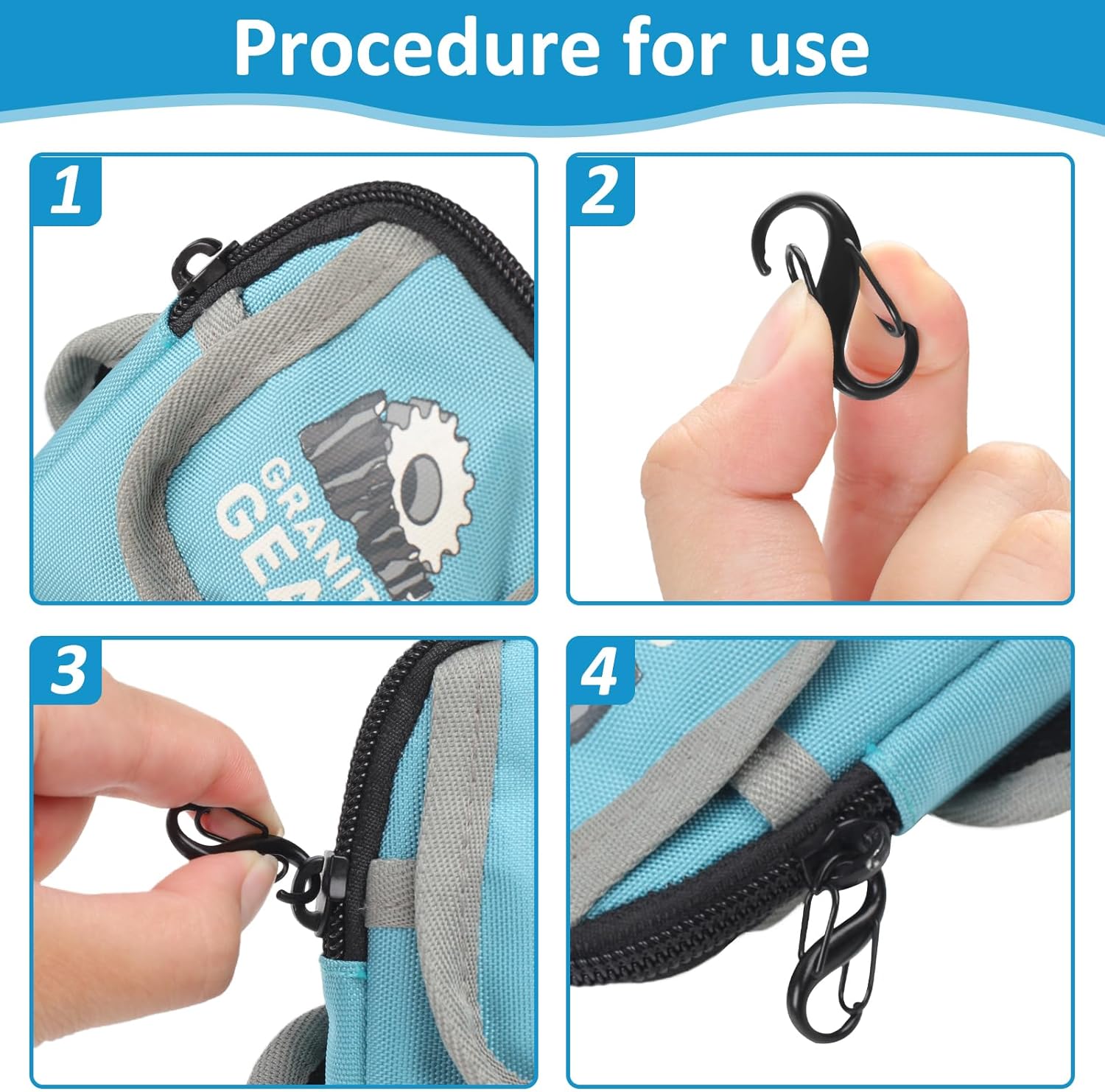 Lock Combo, Total 21PCS Clips  - Backpack Lock Combo reseña y precio