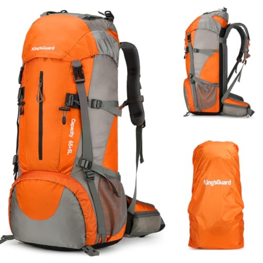70L Hiking Backpack with Rain  - Rain Cover Backpack reseña y precio